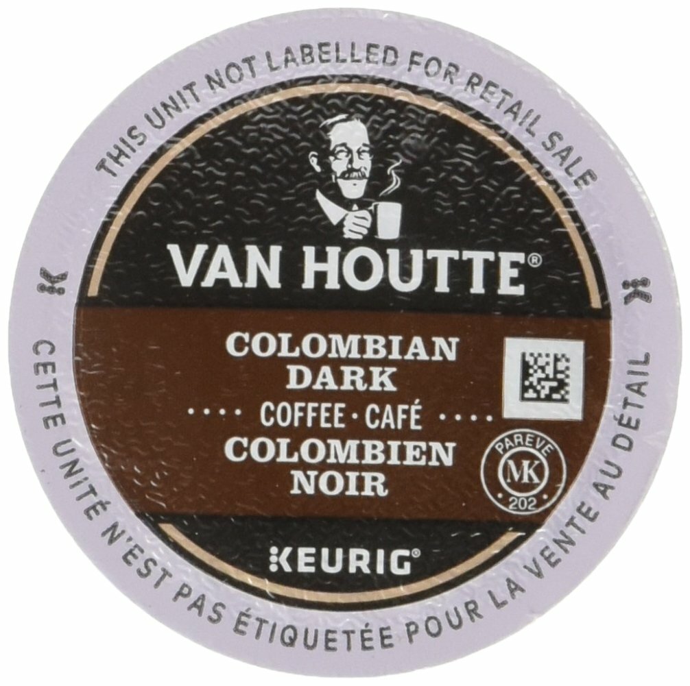Van Houtte Colombian Dark Coffee 24 to 144 Keurig Kcups Pick Any Size FREE SHIP