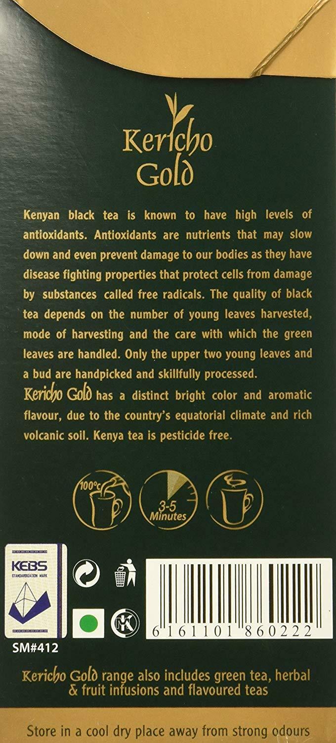 Kericho Gold – Kenya Finest Pure Black Tea – (500g) Loose Tea Foil Wrapped Box