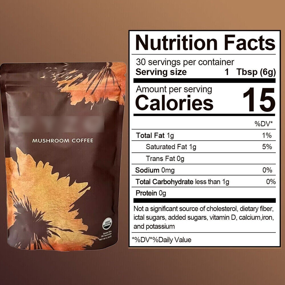 2026 New Mushroom Coffee Organic Coffee 30 Servings in one Pack – No odor US