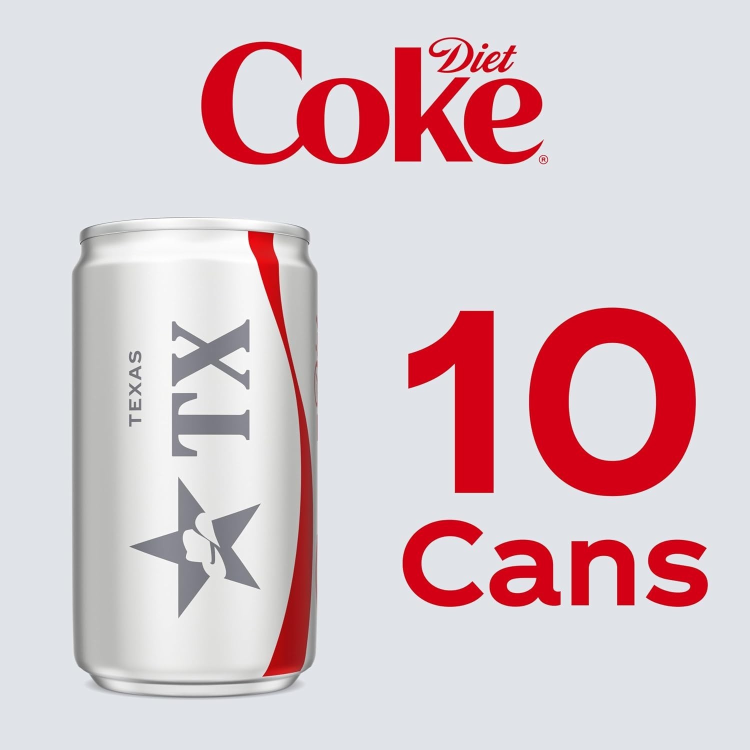 Refreshing Diet Soda Pack: 10 x 7.5 fl oz Mini Cans with 28 mg Caffeine