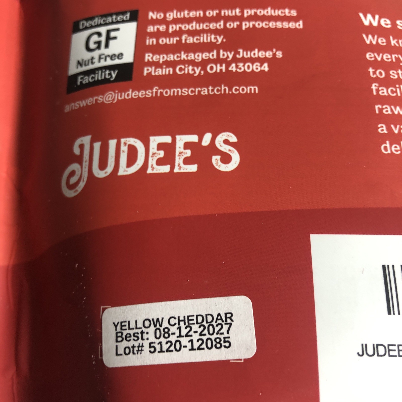New Judee’S Yellow Cheddar Cheese Powder 1.5lbs -100% Non-Gmo, Rbst Hormone-Free
