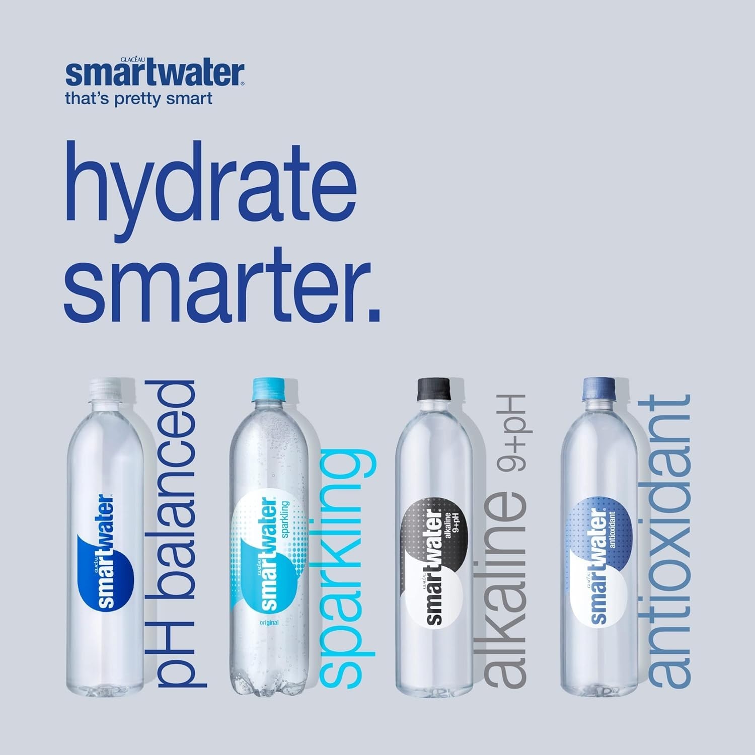 Smartwater Vapor Distilled Premium Water 16.9 fl oz Bottles (Pack of 6)