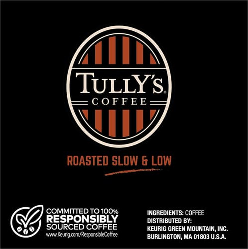 Tully’s Coffee Hawaiian Blend Keurig K-Cup Pods Single Serve Medium Roast-12pk