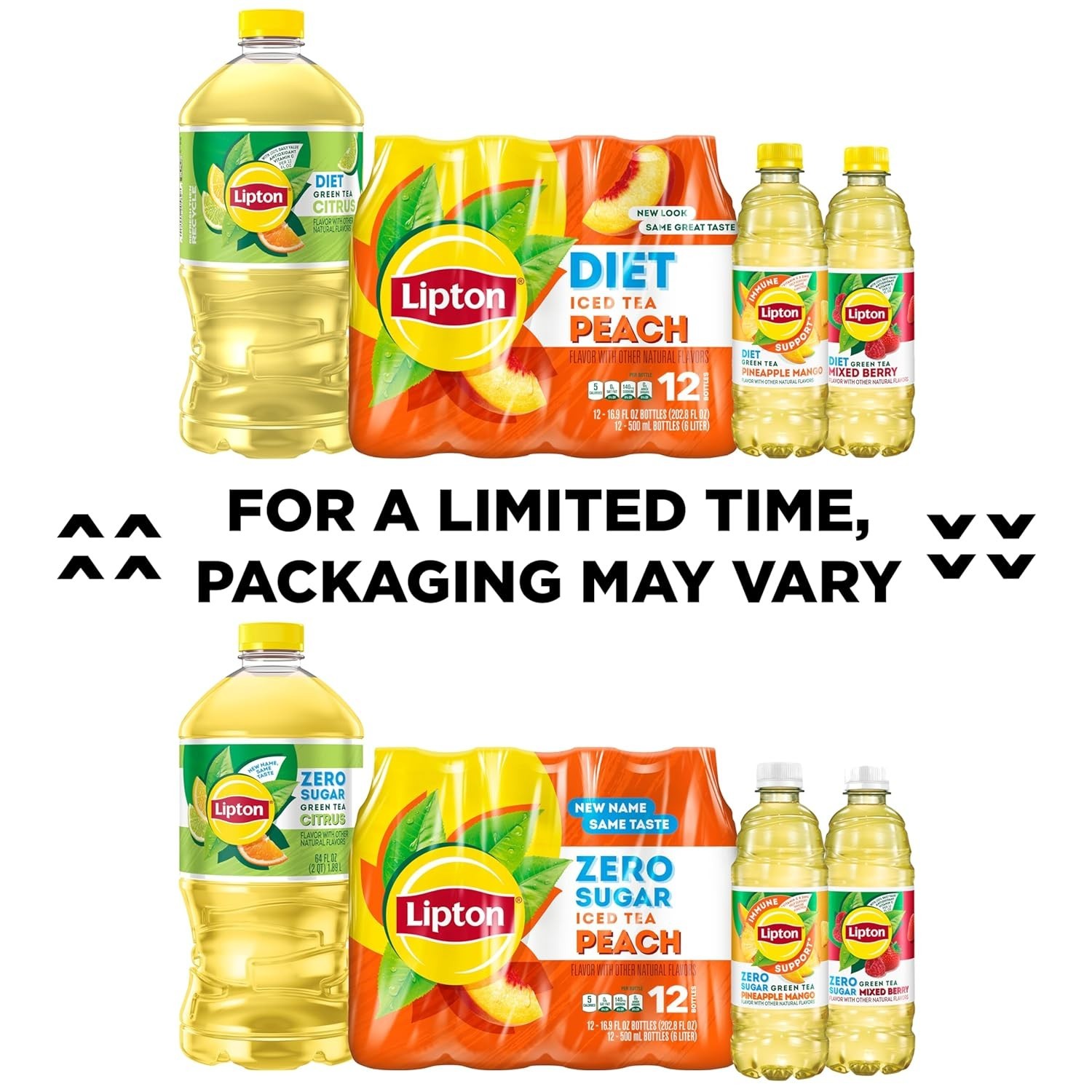 Lipton Diet Green Tea Citrus, 12 Pack – Low-Calorie Citrus Drink for Weight Loss