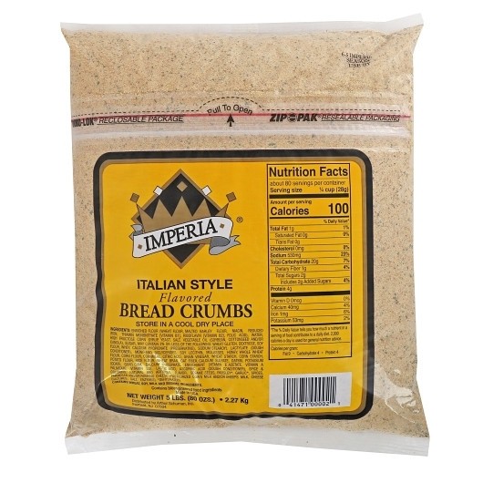 Emperia Italian Fine Grind Bread Crumbs, 1 Each, 6 Per Case