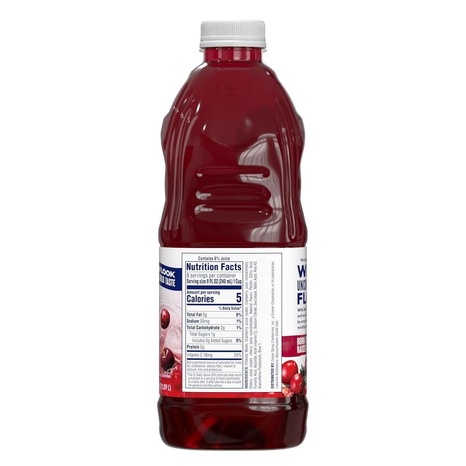 Ocean Spray® Diet Cran-Cherry® Cranberry Cherry Juice Drink, 64 Fl Oz Bottle