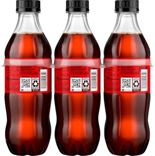 Zero Sugar Coke Soft Drink, 16.9 fl oz Bottles, Perfect for Anytime Refreshment