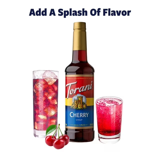 Torani Original Cherry Syrup, 25.4 fl oz FREE USA SHIPPING
