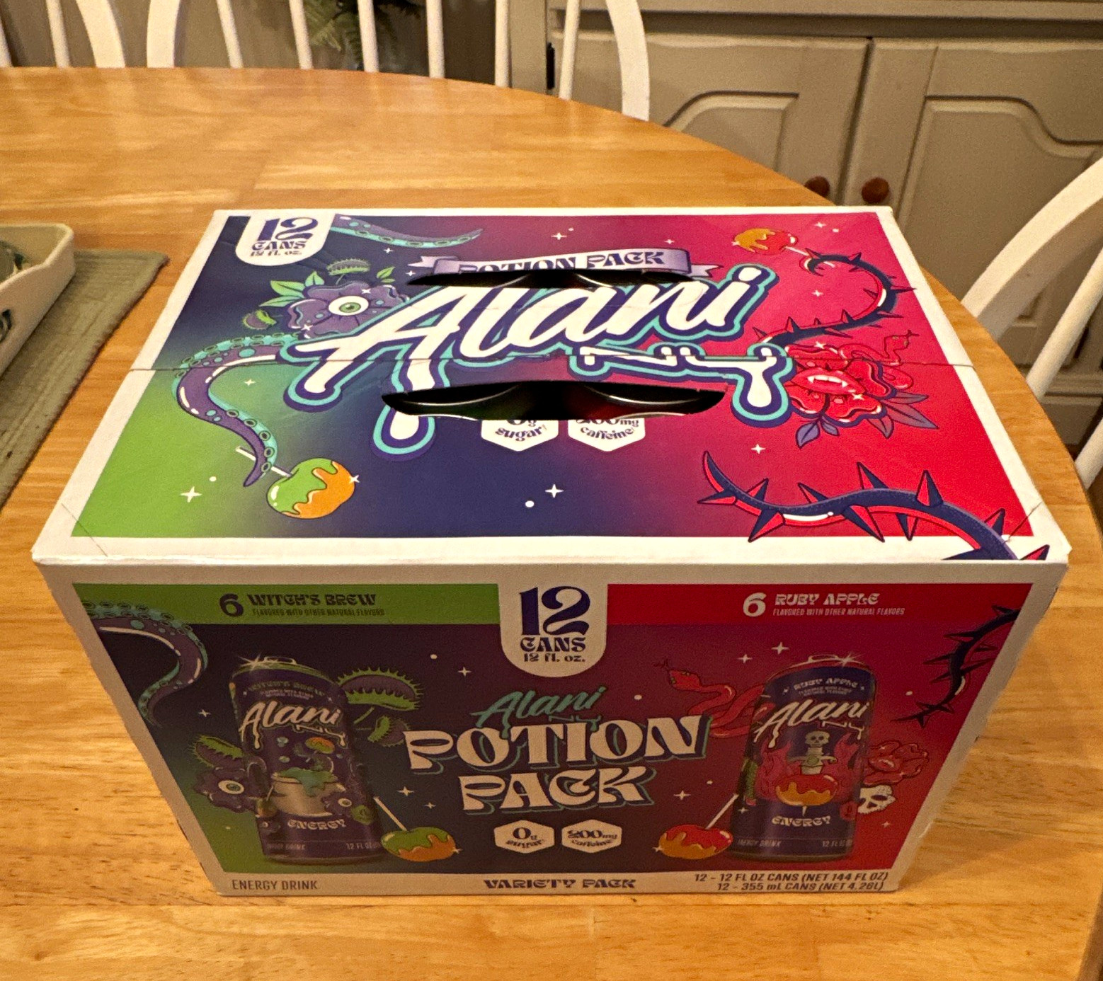 *NEW* Alani Potion Pack Energy Drink Variety Pack Sugar Free 12×355 mL BB 06/28