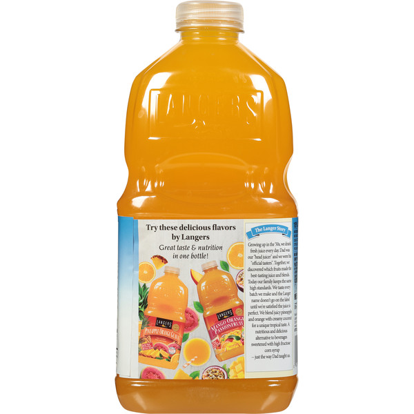2 PACK- Langers Pineapple Orange Coconut Juice With Natural Flavors 64 Fl. Oz.