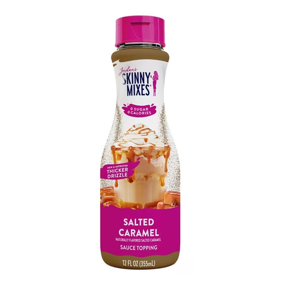 Jordan’s Skinny Mixes, Sugar Free Salted Caramel Sauce 12 fl oz