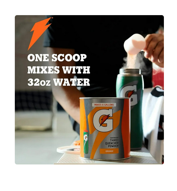 Gatorade Thirst Quencher Glacier Freeze, Powdered Energy Drink Mix, 50.9 oz, 1 C