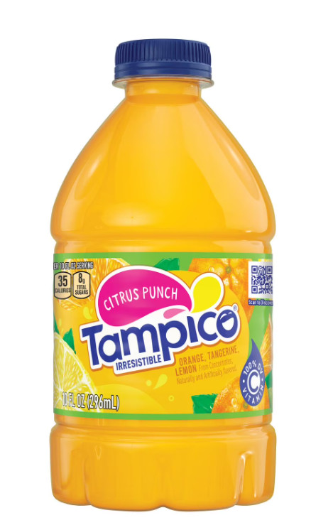 Tampico Citrus Punch Orange Tangerine Lemon Juice Drink 10 Fl Oz 15 PackTampico