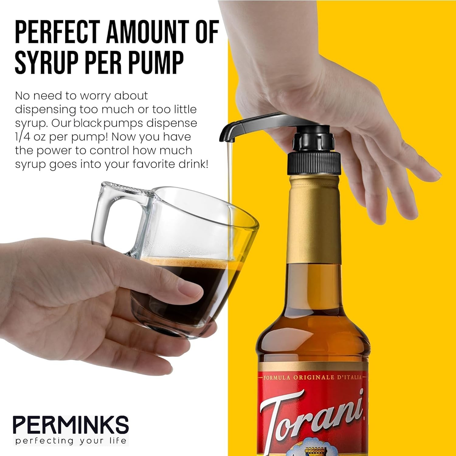 Versatile Syrup Pump: 25.4oz Black, Perfect for Coffee & Dessert Flavoring