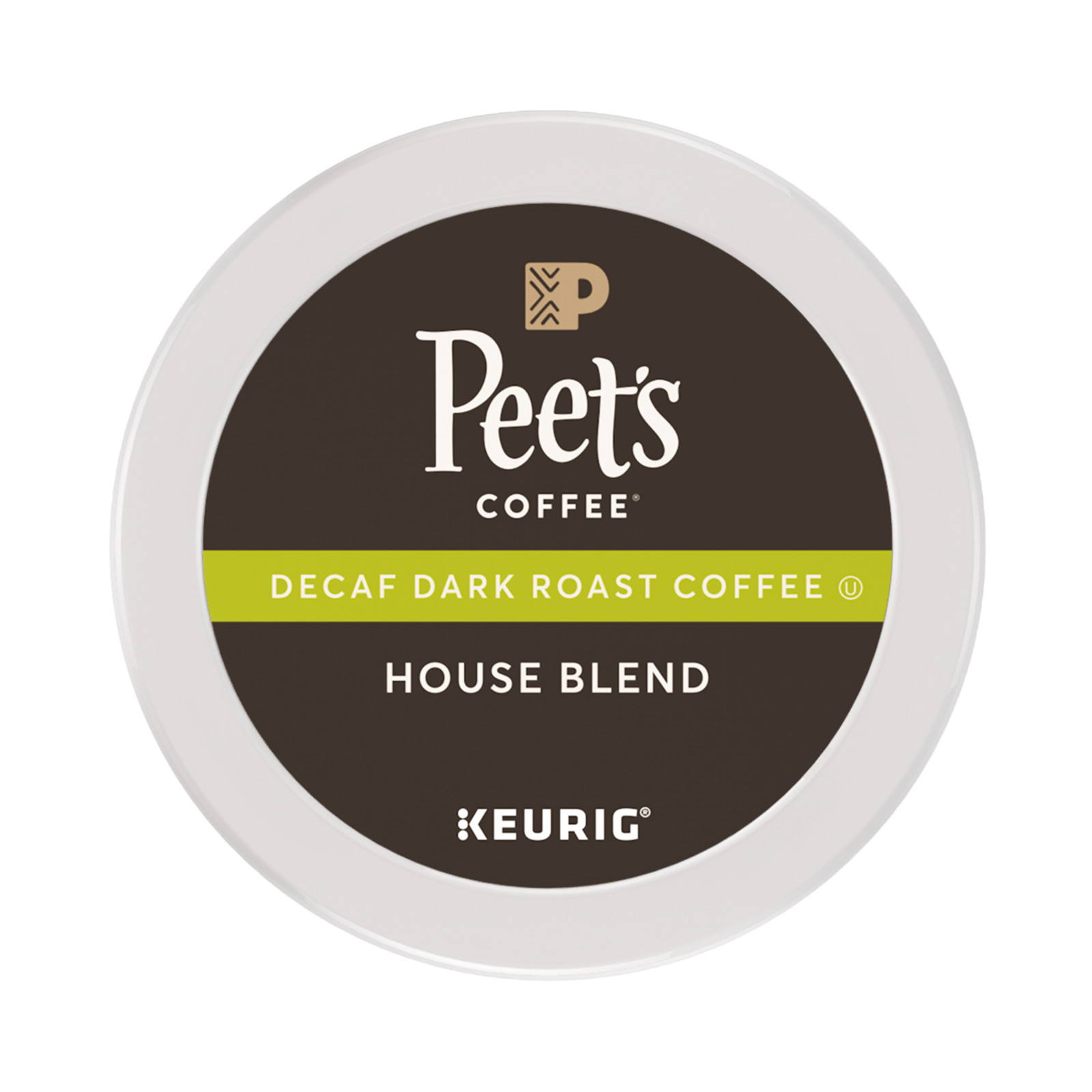 Peet’s Coffee Decaf House Blend Coffee 22 to 132 Keurig K cups Pick Any Size