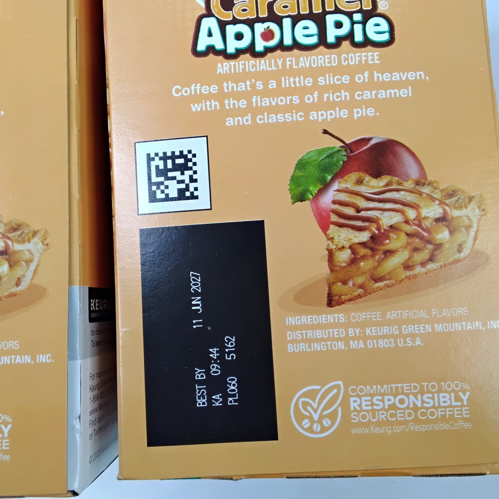 Original Donut Shop Caramel Apple Pie Coffee 48 K-Cup Pods Limited Edition