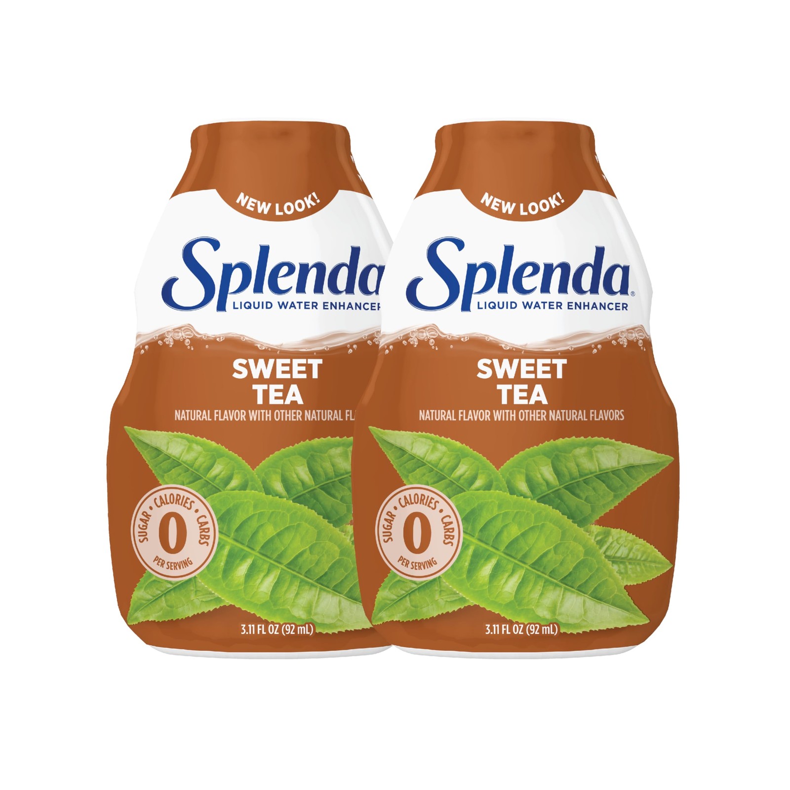 SPLENDA Liquid Water Enhancer Drop Sugar Free Zero Calorie Natural Flavor 2 Pack