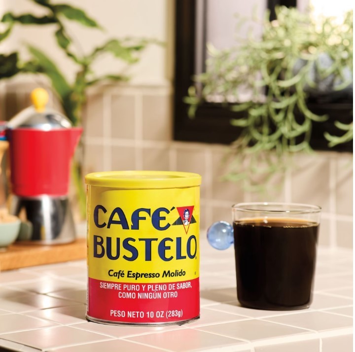 Cafe Bustelo, Espresso Style Dark Roast Ground Coffee, 10 oz Can (Pack of 3)