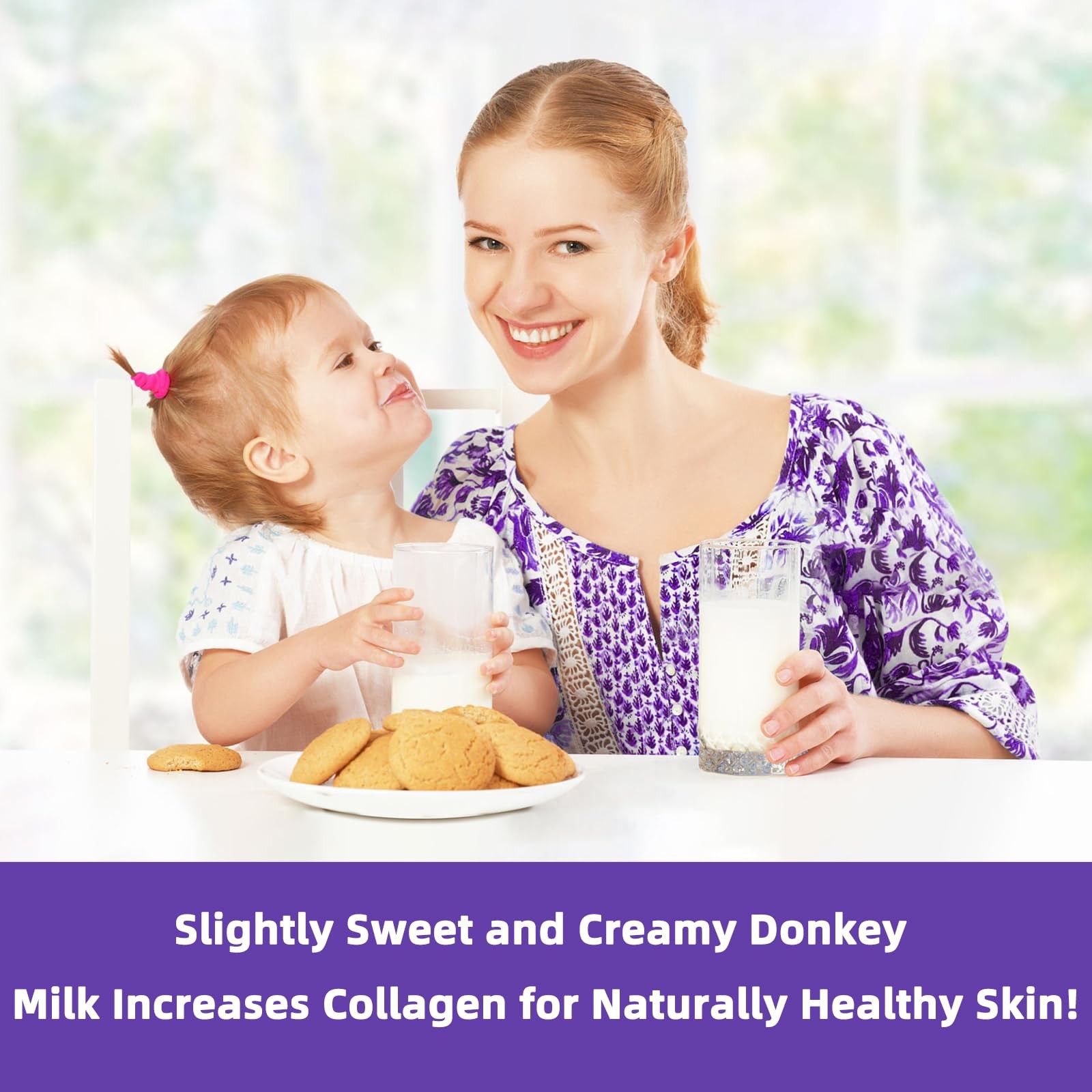 200g Donkey Milk Powder 100% Organic Donkey Milk, Not Easy to Clump Rich in…