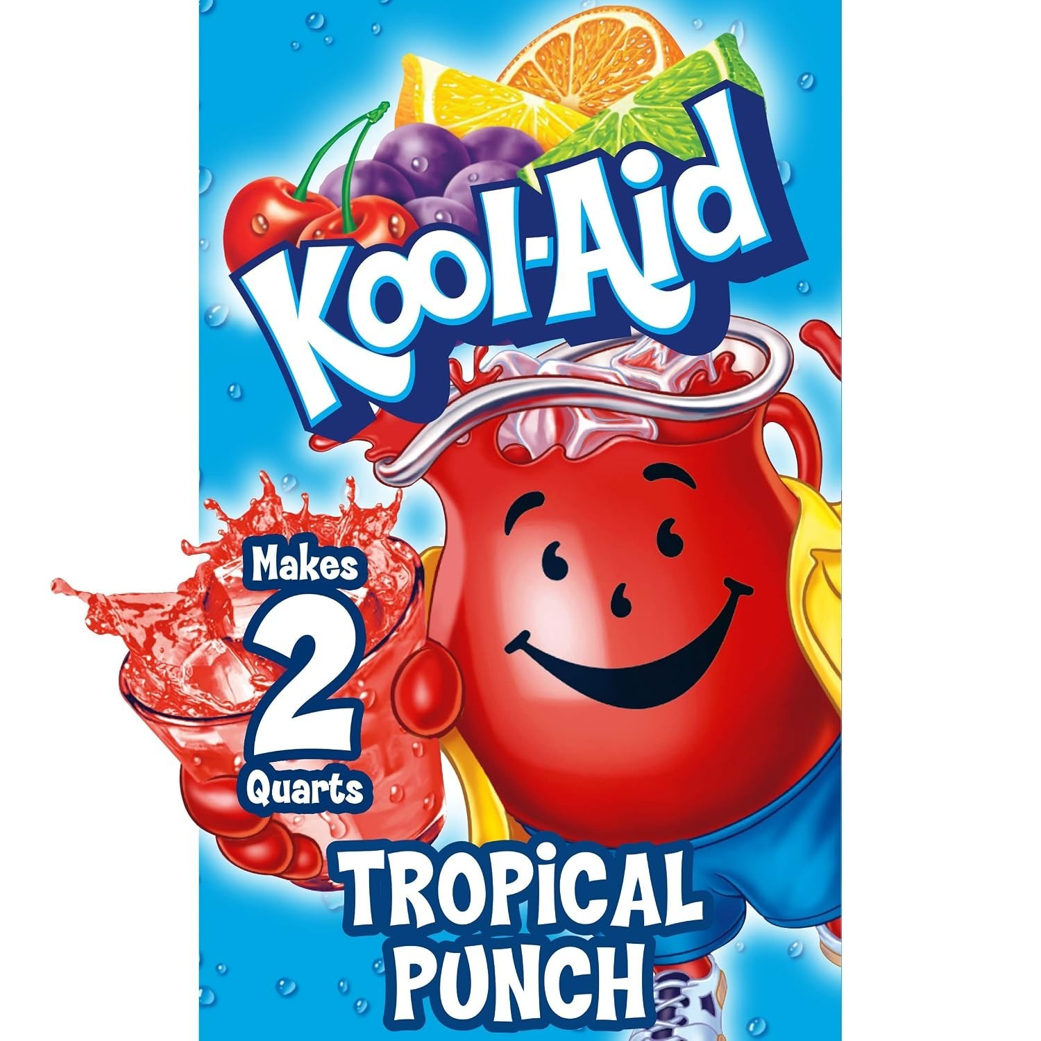 Unsweetened Tropical Punch Powdered Drink, 192 Count Packets