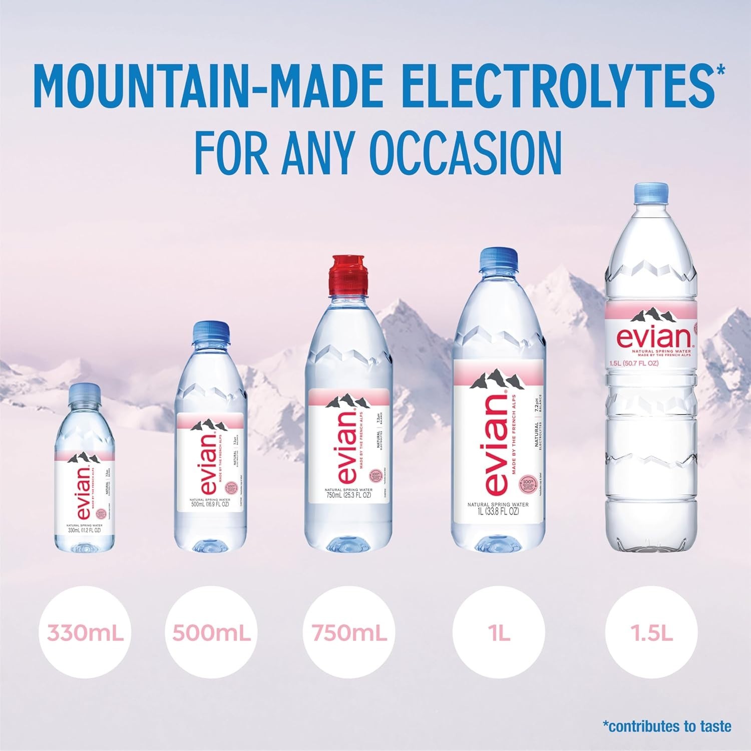 Refreshing 6-Pack of 1L Natural Spring Water Bottles – Pure Hydration Anytime