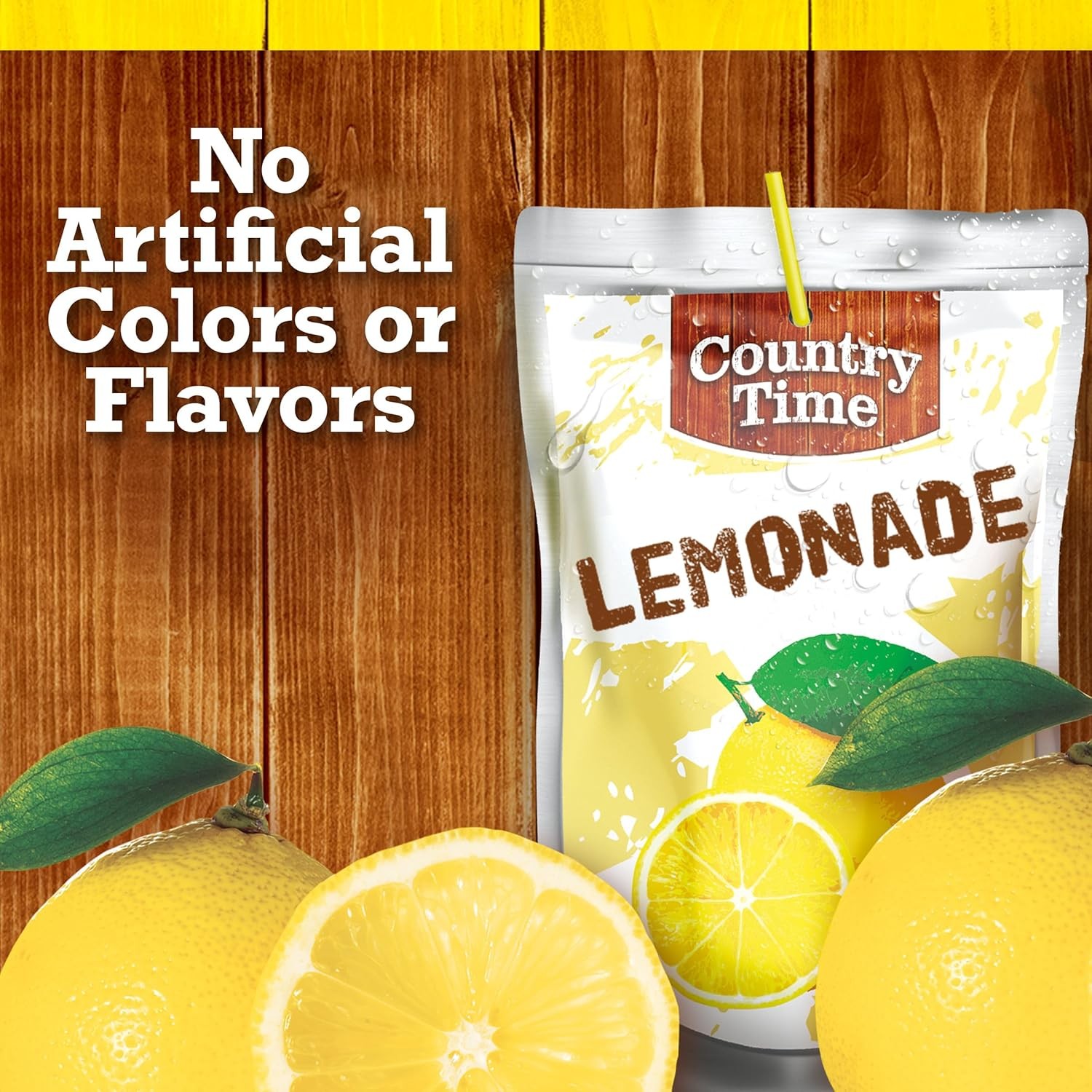 Lemonade Ready to Drink Flavored Drink Pouches 40 ct Pack 4 Boxes of 10 Drink