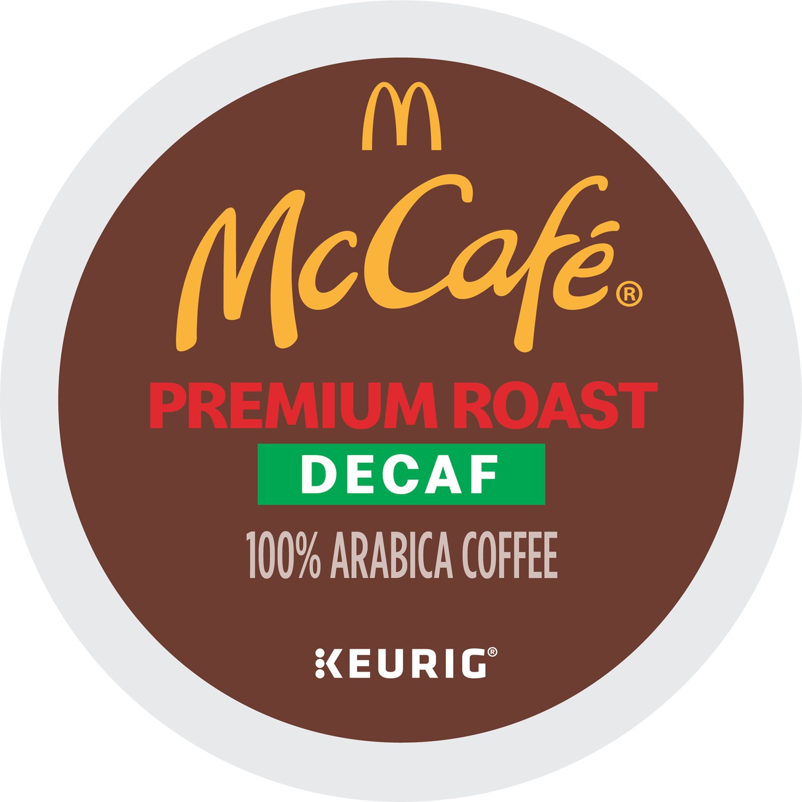 McCafe Premium Roast Decaf Coffee, Keurig K-Cup Pods, Decaffeinated, 24 Count