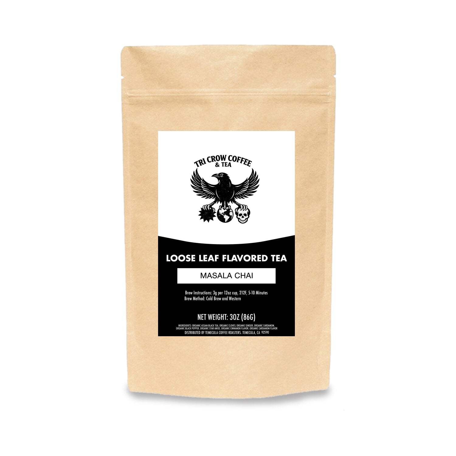 Masala Chai Tea • Spiced Indian Black Tea • Rich & Aromatic