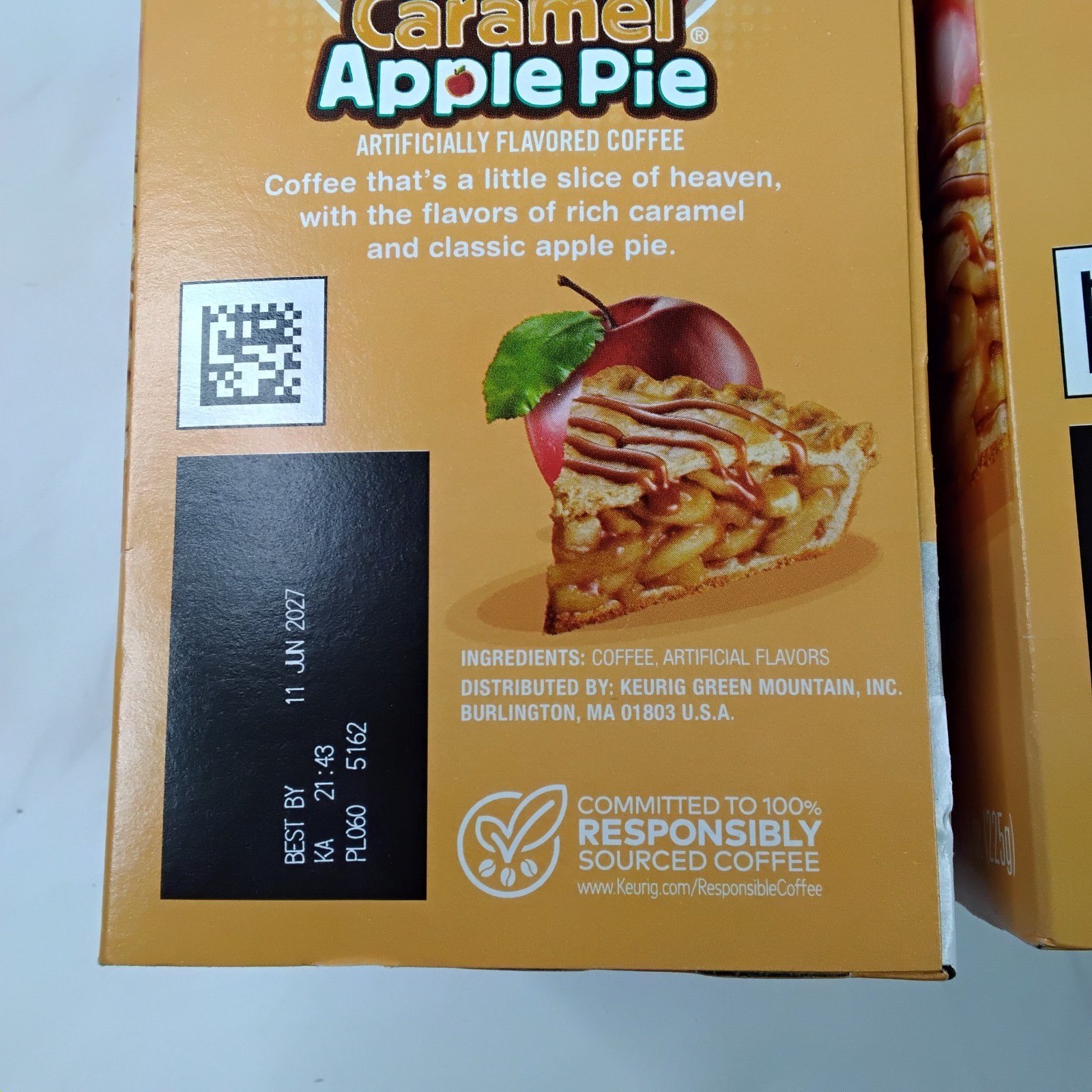 Original Donut Shop Caramel Apple Pie Coffee 48 K-Cup Pods Limited Edition