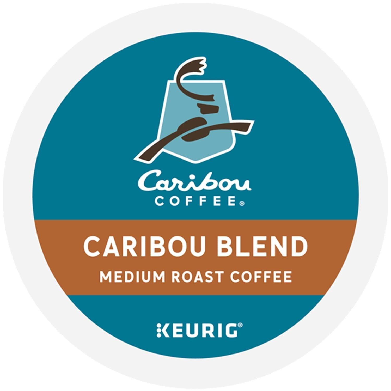 Caribou Blend 96 Count K-Cup Pods – Medium Roast Coffee, Rich & Flavorful