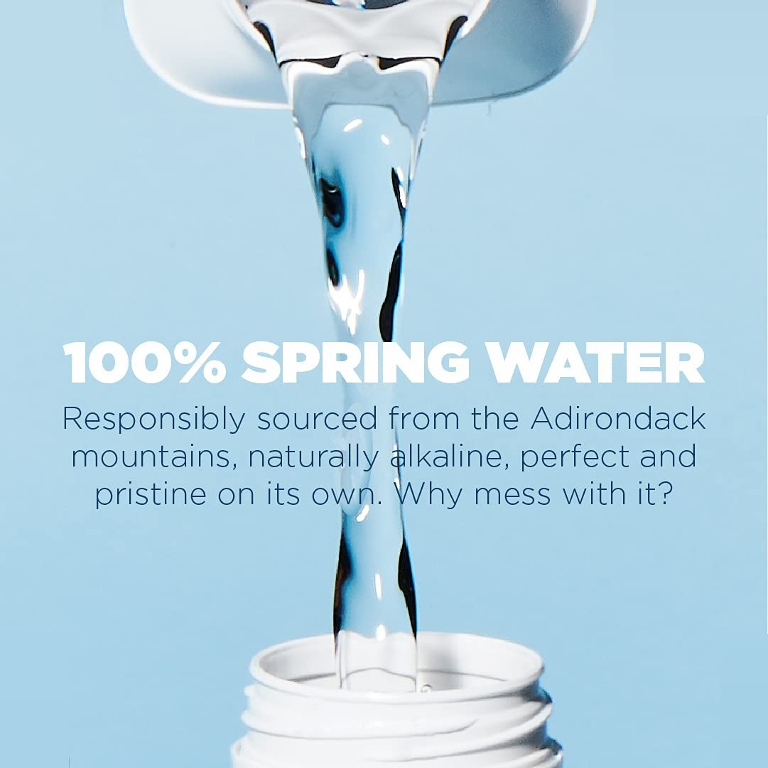 New 1L 33.8 Fl Oz Spring Water 6 Pack Alkaline 8.0 pH BPA Free