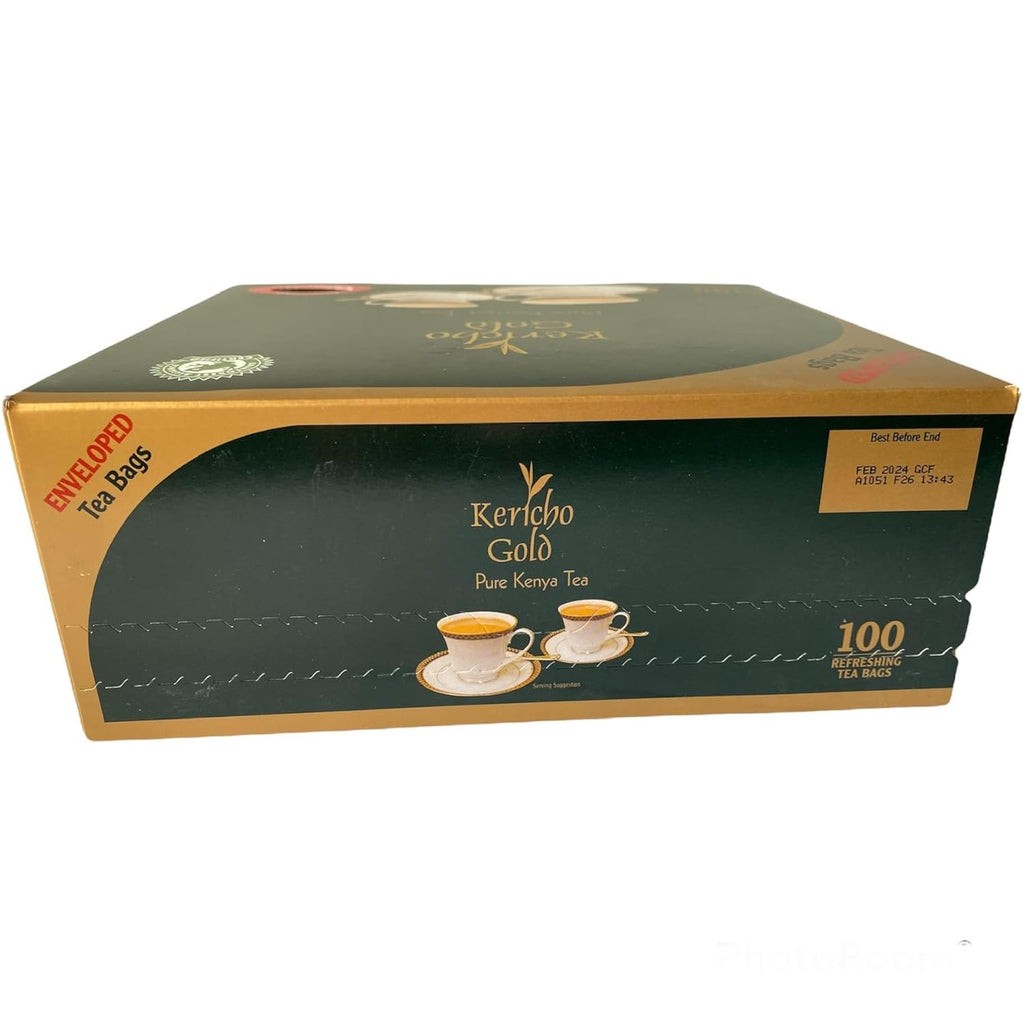 KENYA KERICHO 100 ENVELOPES TEA BAGS (PACK OF 10 BOX)