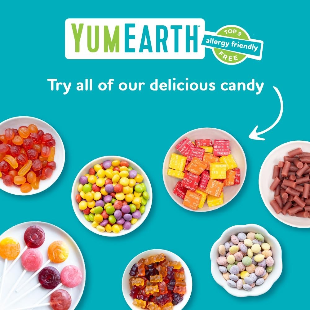Individually Wrapped Fruit-Flavored Lollipops – Gluten-Free & Non-GMO, 60 Count