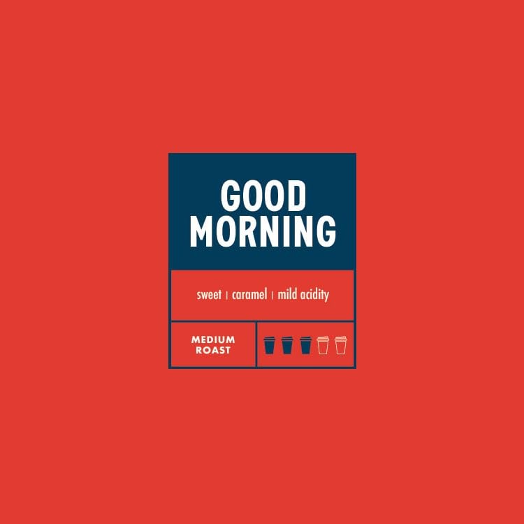 Boyd’s Good Morning Ground Coffee, Medium Roast, 5 Pack – 2.5 oz Portions
