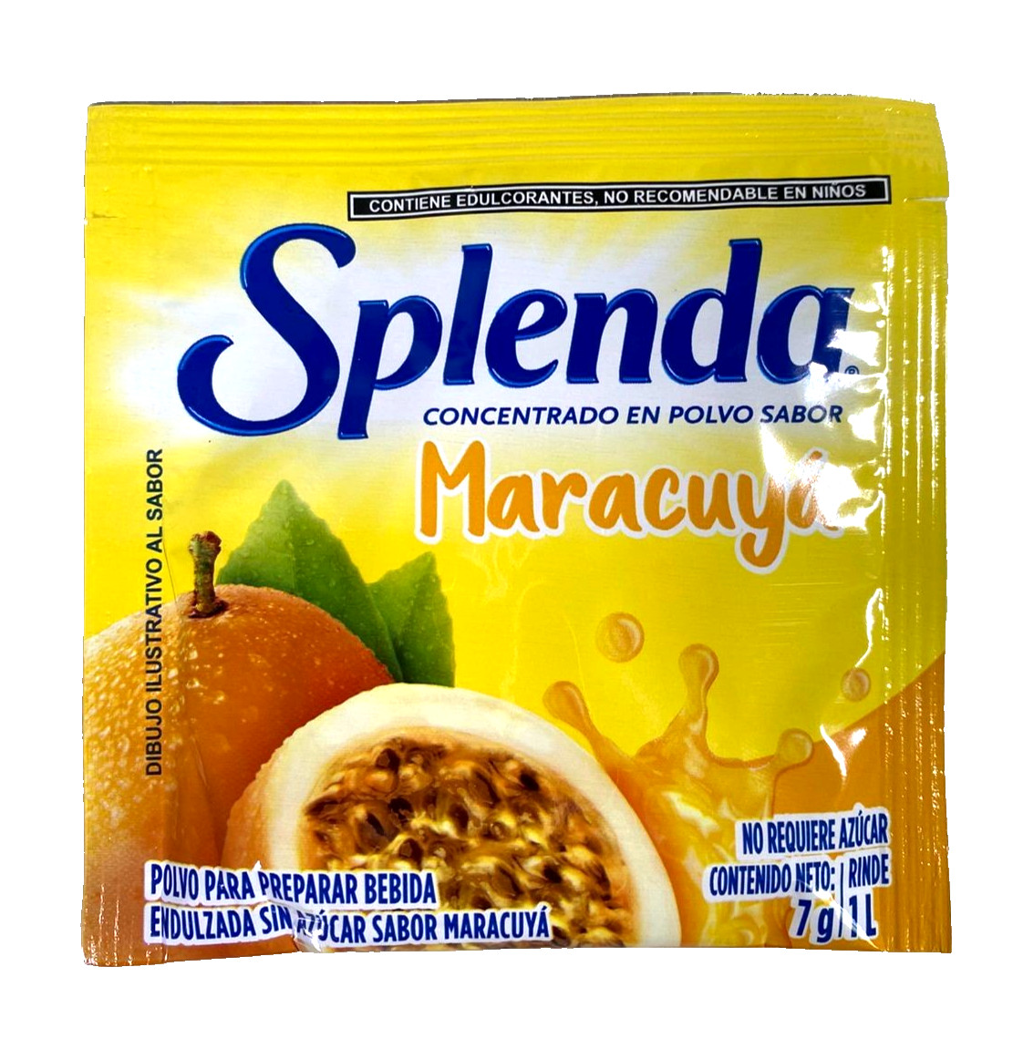 12-Pk Splenda Maracuya Powdered Drink Mix 7gr/.24oz
