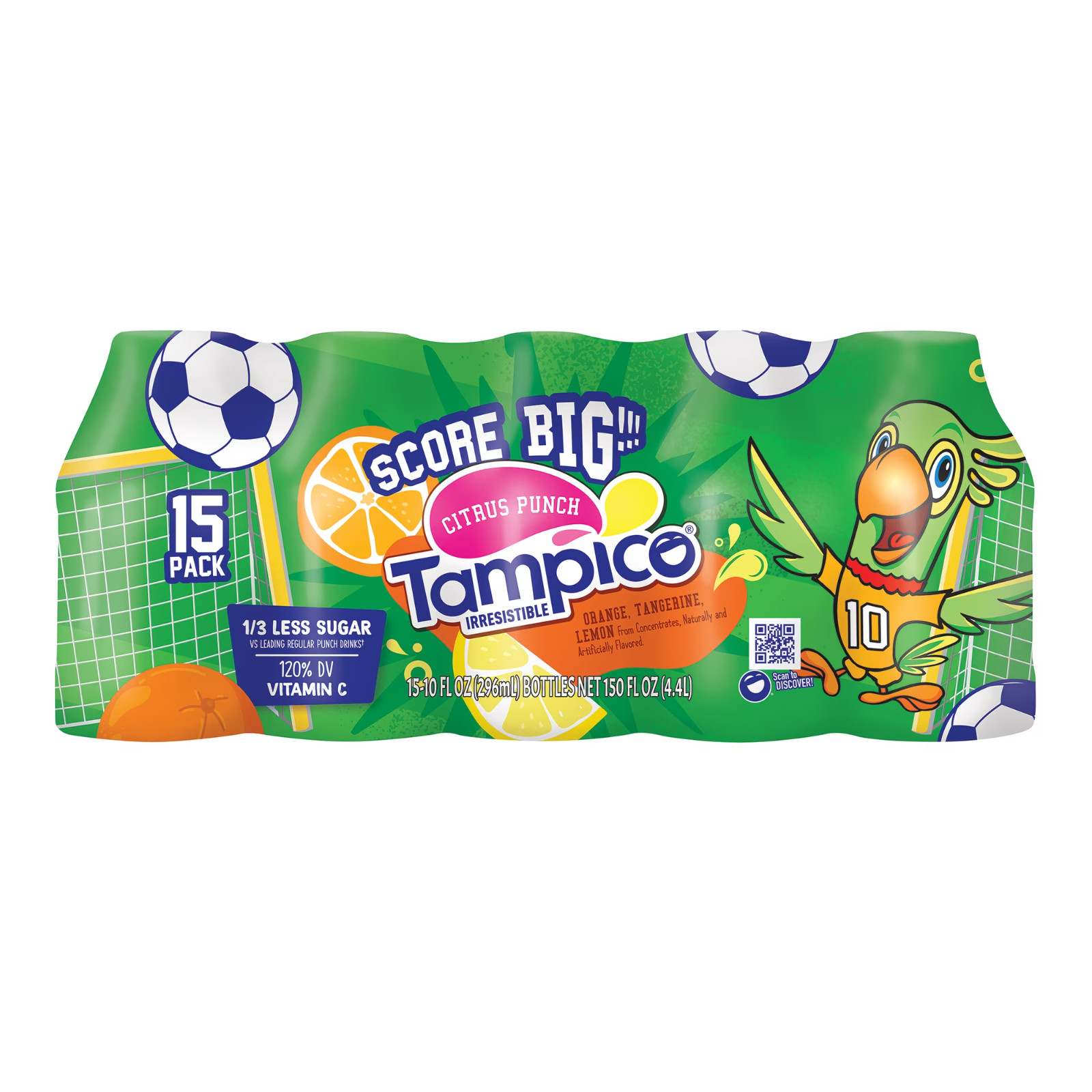 Tampico Citrus Punch Orange Tangerine Lemon Juice Drink 10fl oz15 Pack-free ship