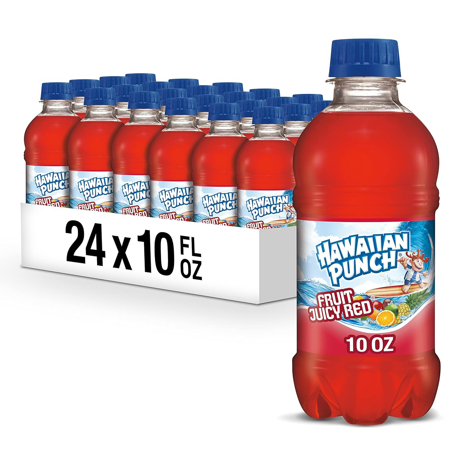 Hawaiian Fruit Juice Drink, 10oz Bottles, 24 Count, Ready-to-Drink, Vitamin C