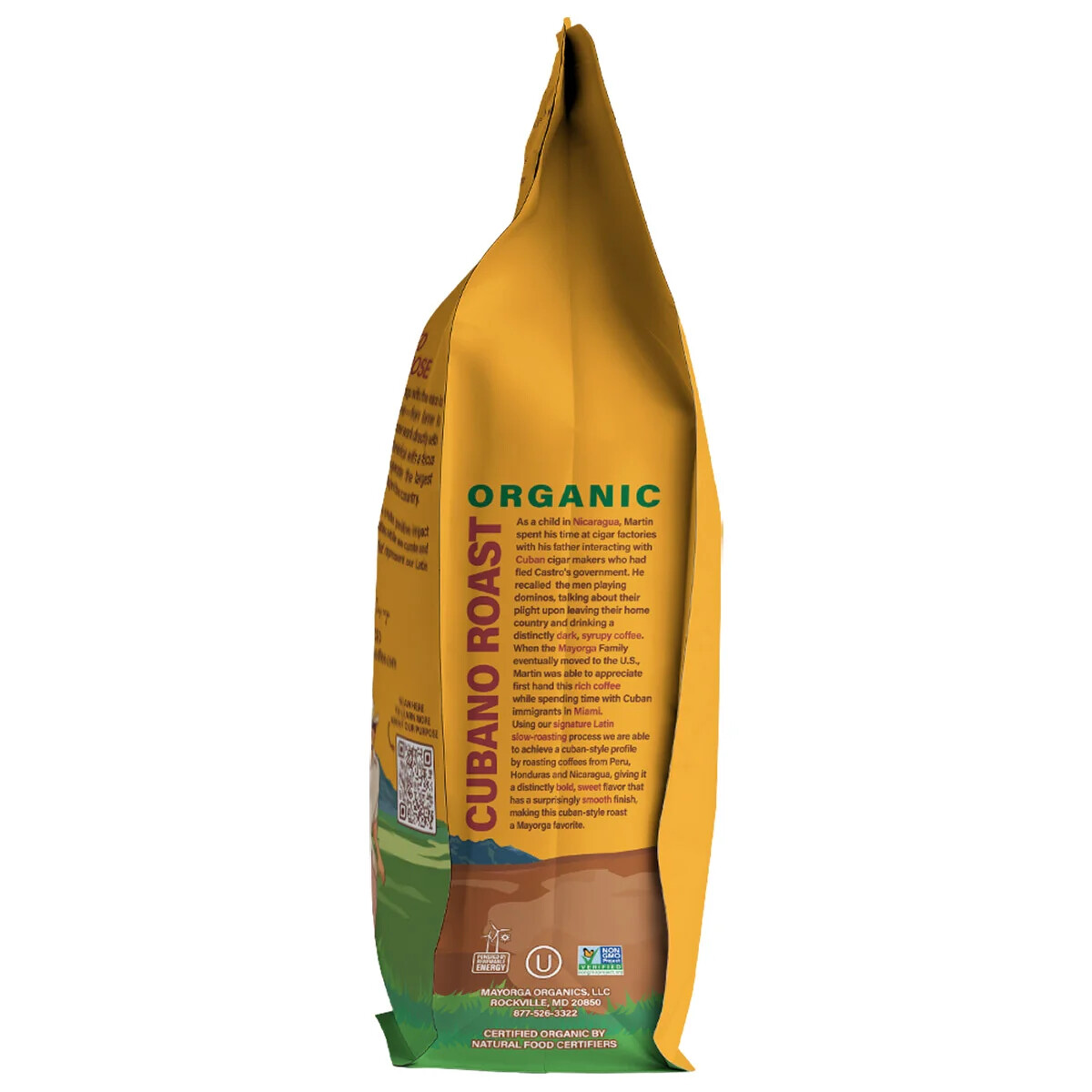 Mayorga Café, USDA Organic, Dark Roast Whole Bean Coffee, 2lb, 2-pk