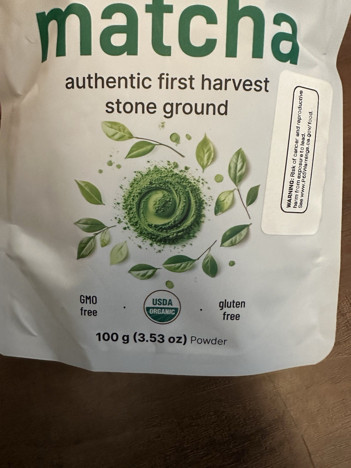 Organic Ceremonial Grade Matcha Powder, 3.53 oz (100 g) 2 Bags!!!!!