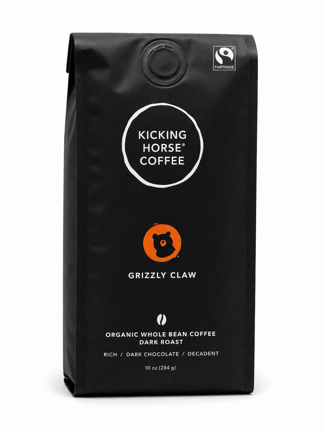 2x Kicking Horse Coffee – Grizzly Claw – Dark Roast – Organic Whole Bean – 10oz