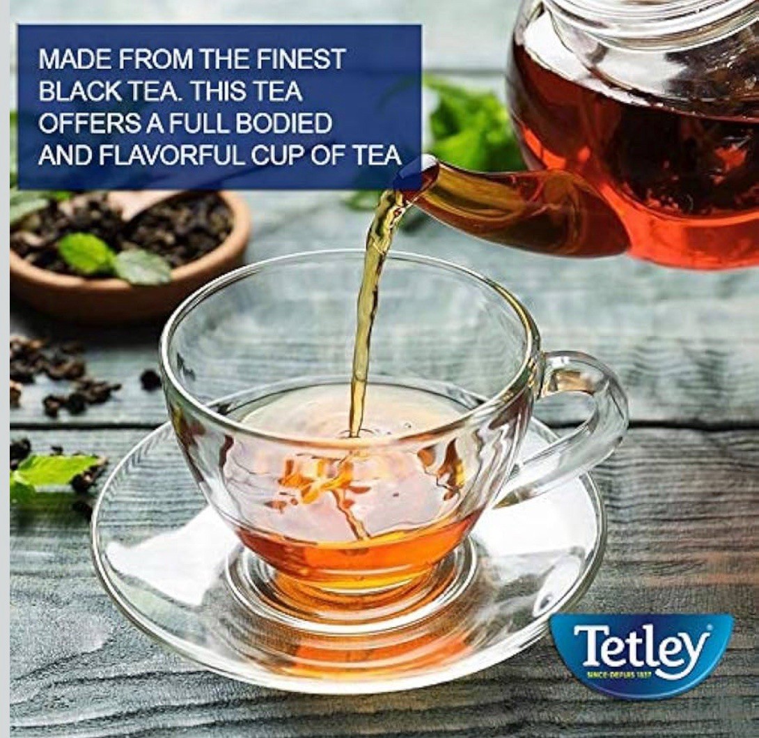 Tetley British Blend Premium Black Tea 2 Box 160 Bags Deliciously Rich & Robust