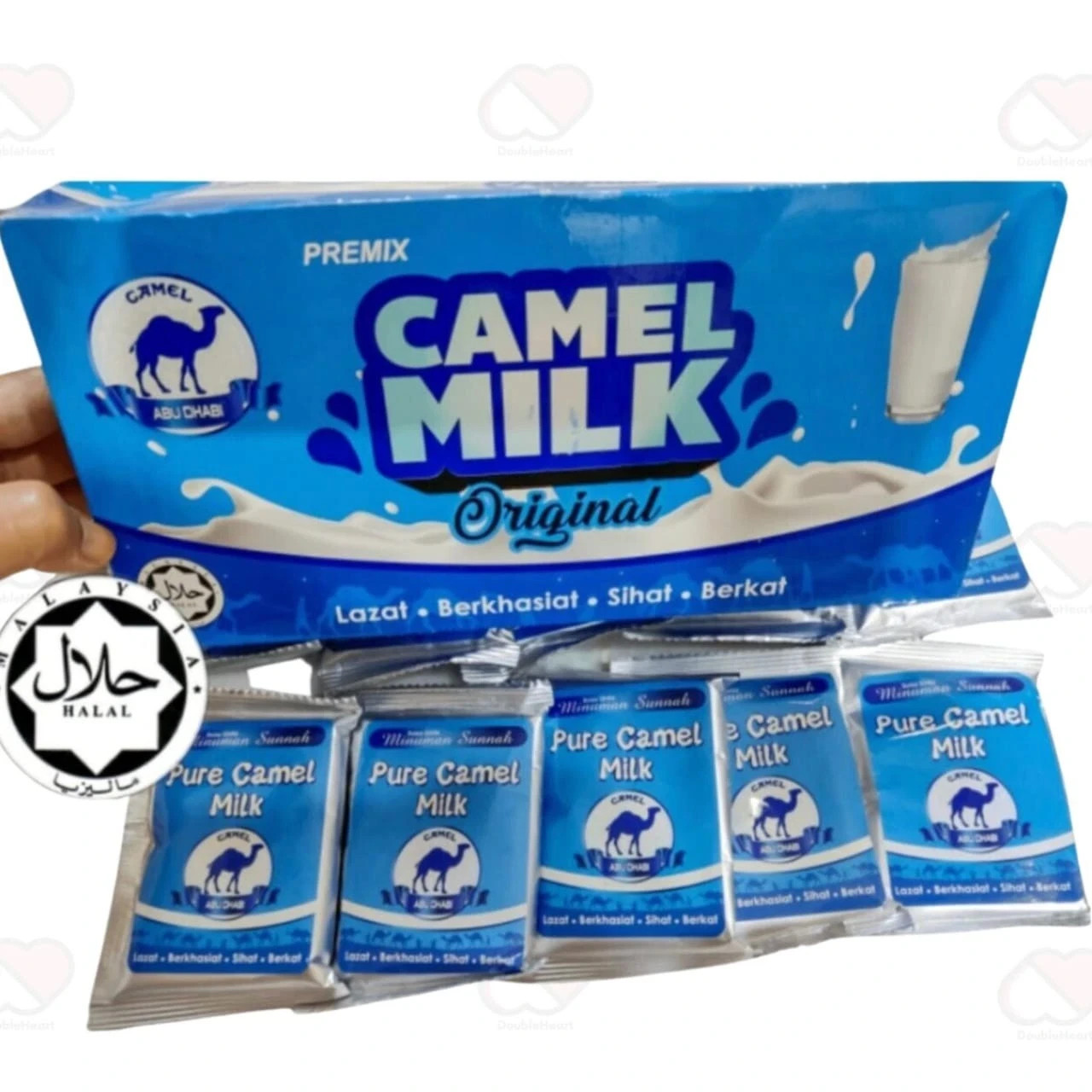 2 Boxes 40sac Camel Milk Powder New Original HALAL Original Flavour