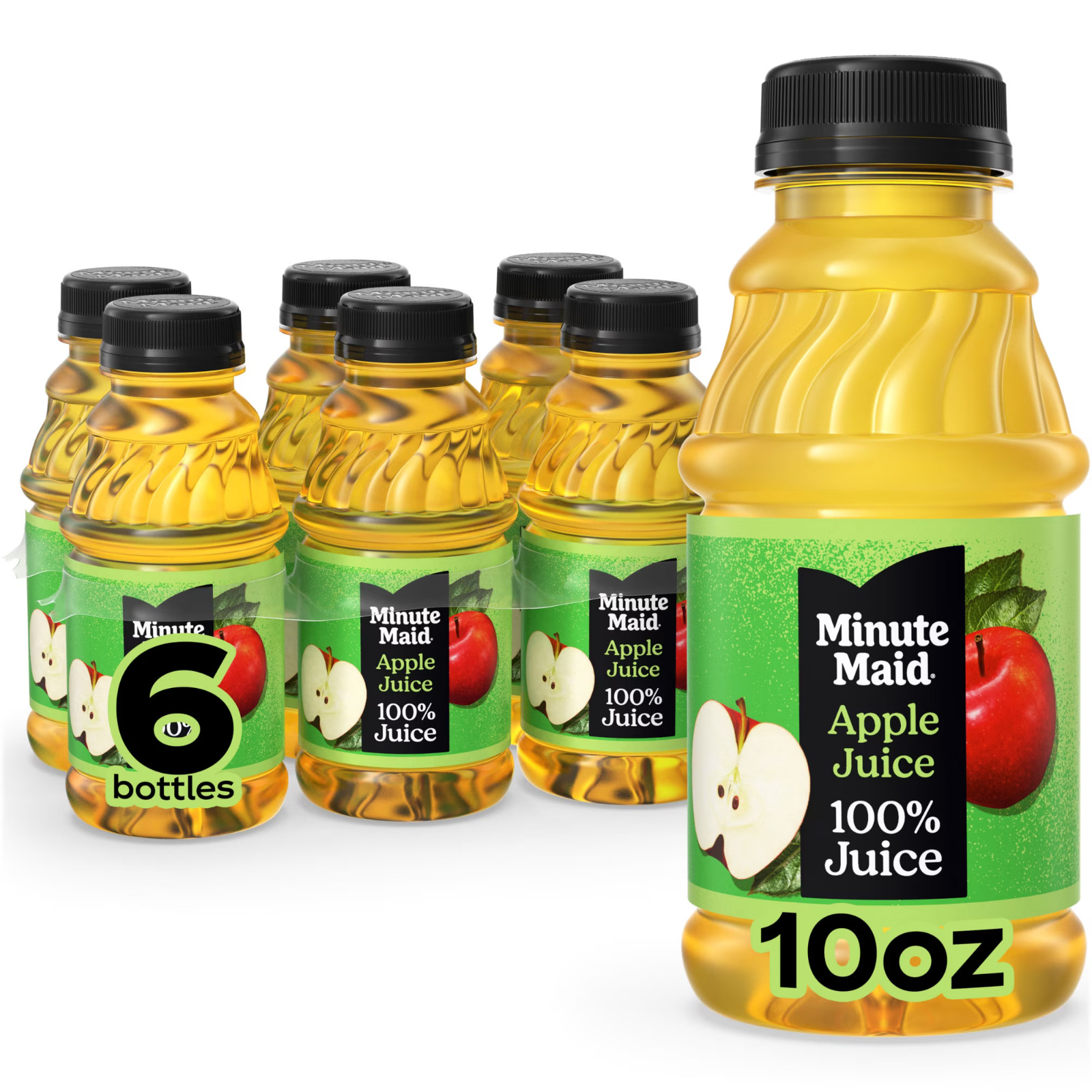 Minute Maid Apple Juice Bottles, 10 fl oz, 6 Pack Free Delivery…