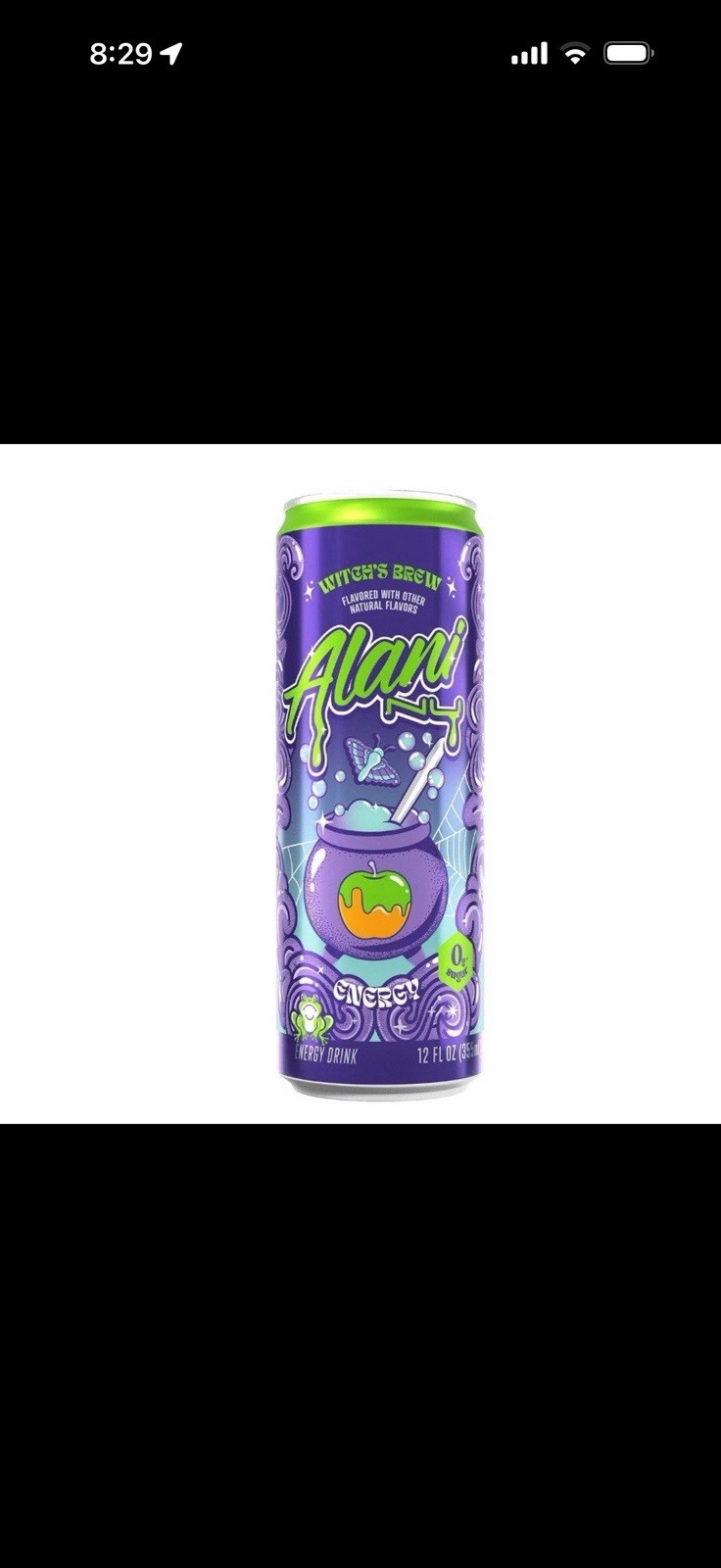 Alani Witch’s Brew Energy Drink 18-Pack 12 fl oz (355 mL) 200mg, Sugar Free