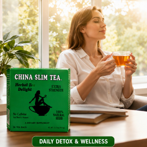 China Slim Herbal Tea Extra Strength Delight 36 Tea Bags Exp:2029