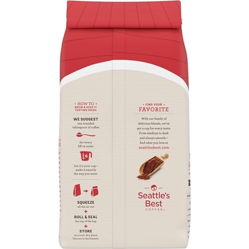 Seattle’s Best Post Alley Dark Roast Ground Coffee, 40 Ounce (20 Ounce x 2 Bags)