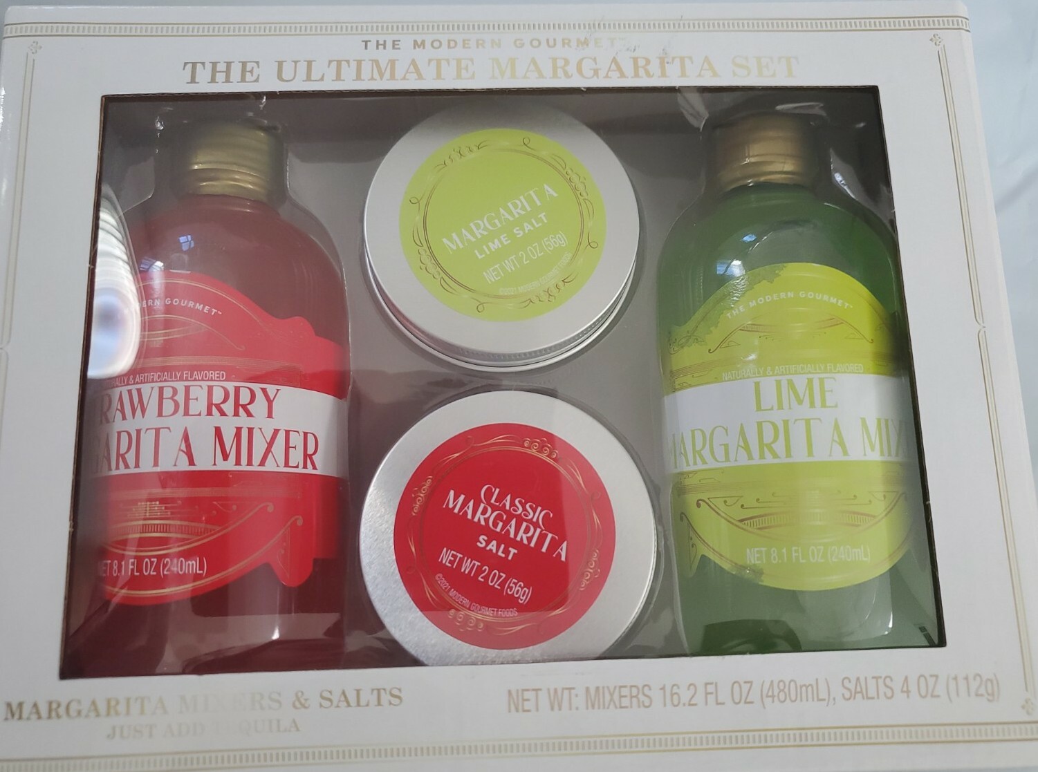 The Modern Gourmet the Ultimate Margarita Set Net Wt: Margarita Mix16.2 FlOz NWB