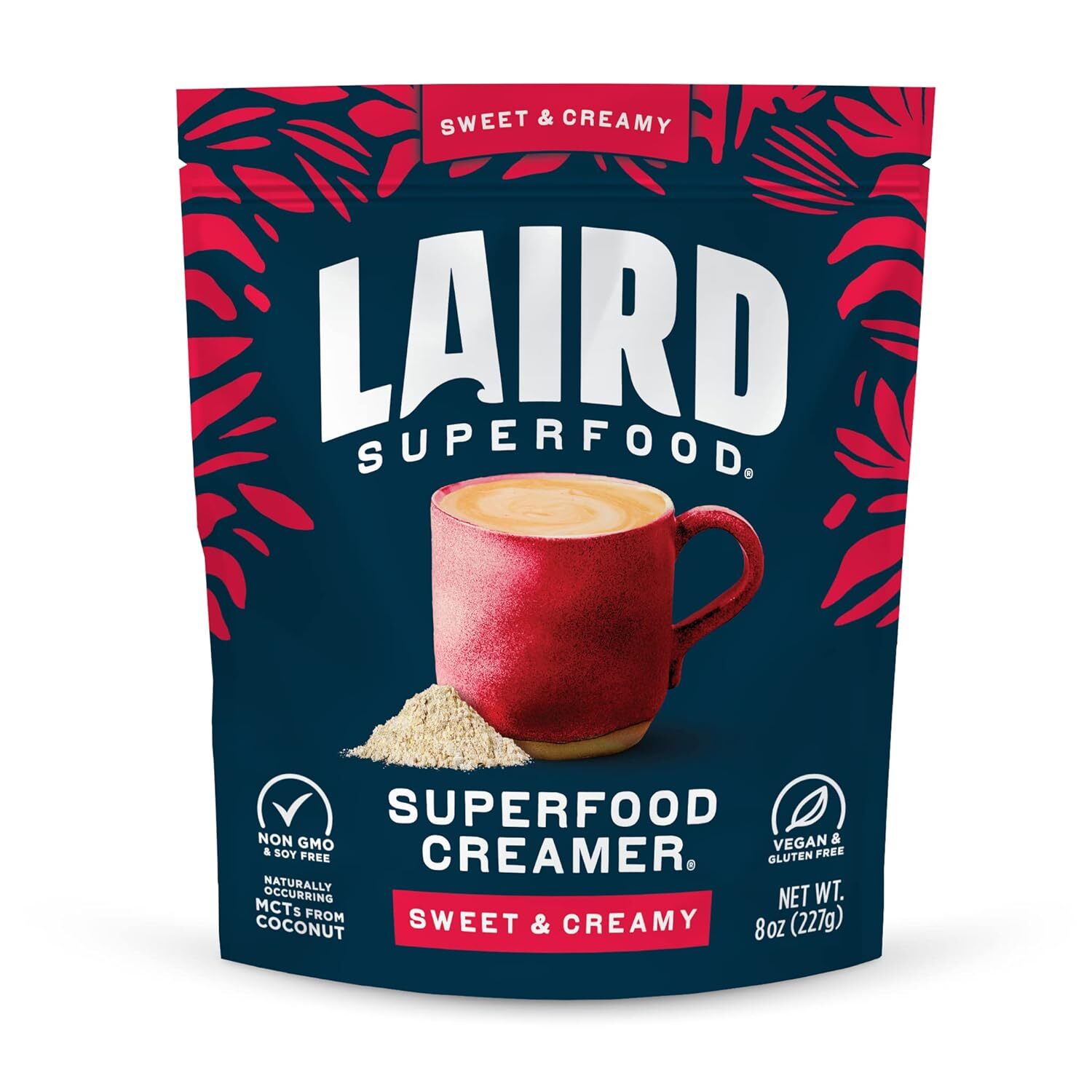 Laird Superfood Original Vegan Coffee Creamer Powder 8oz Dairy Free Keto