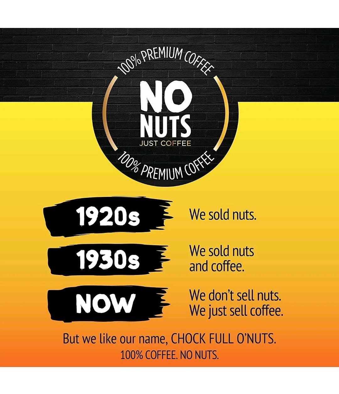 Chock Full o’Nuts Medium Roast Ground Coffee,48 Oz. “PACKAGE DEAL 6 UNIT”