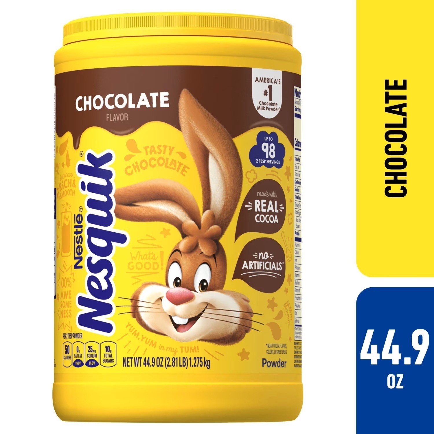 2 PACK – Nesquik Chocolate Powder Drink Mix 44.9 oz Free Shipping